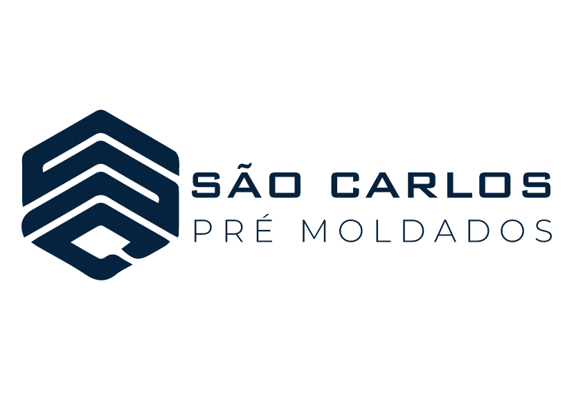 Logotipo completo São Carlos Pré-moldados